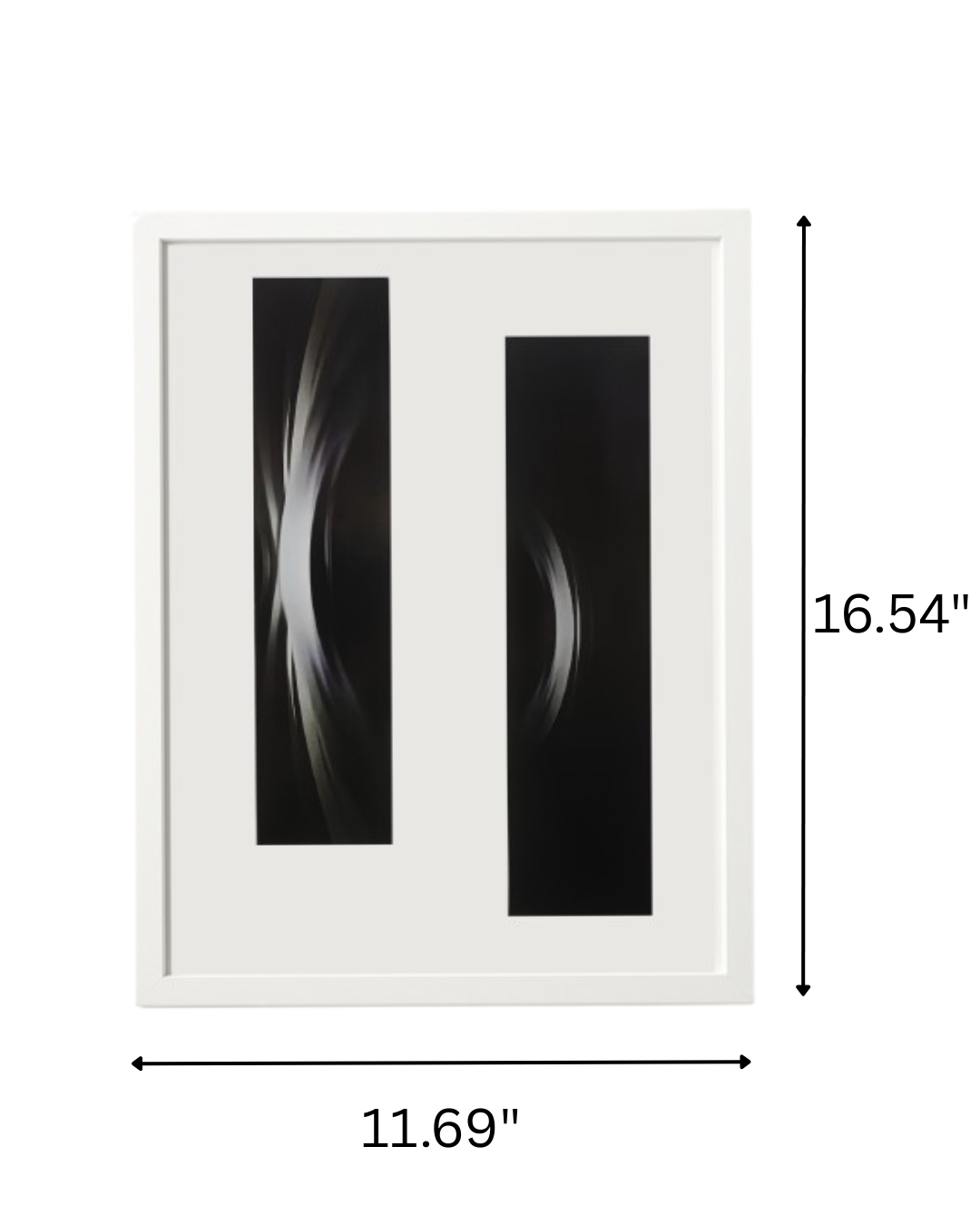 Inner Nest “Eternal Flow” – Abstract Black & White Wave Art Print