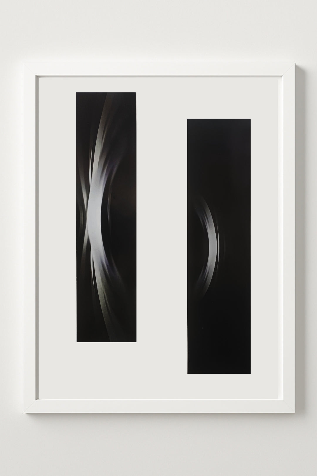 Inner Nest “Eternal Flow” – Abstract Black & White Wave Art Print