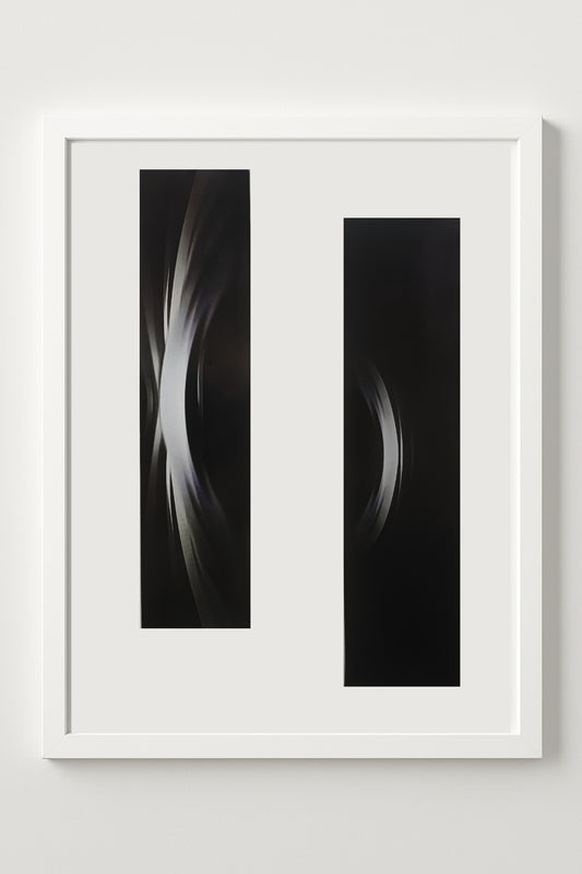 Inner Nest “Eternal Flow” – Abstract Black & White Wave Art Print