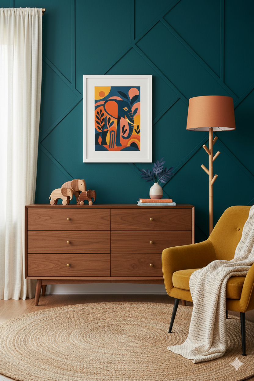 Abstract Elephant Flow – Grace in Motion