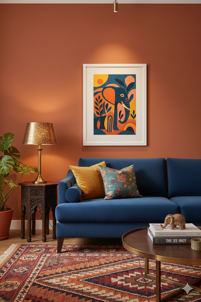 Abstract Elephant Flow – Grace in Motion