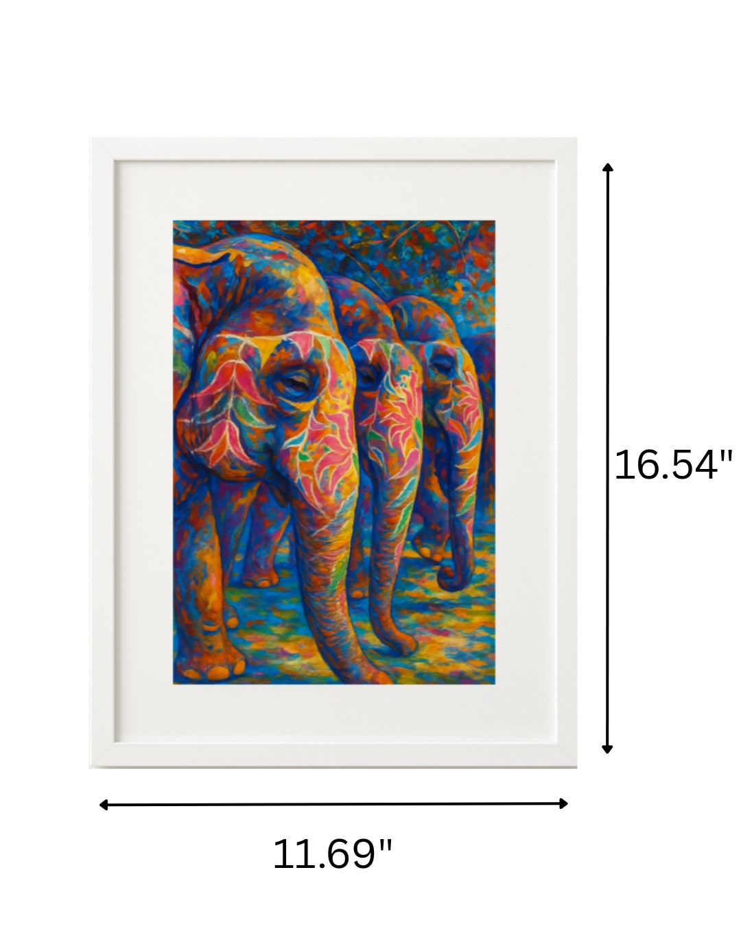 Painted Elephants Parade – Tradition in Color