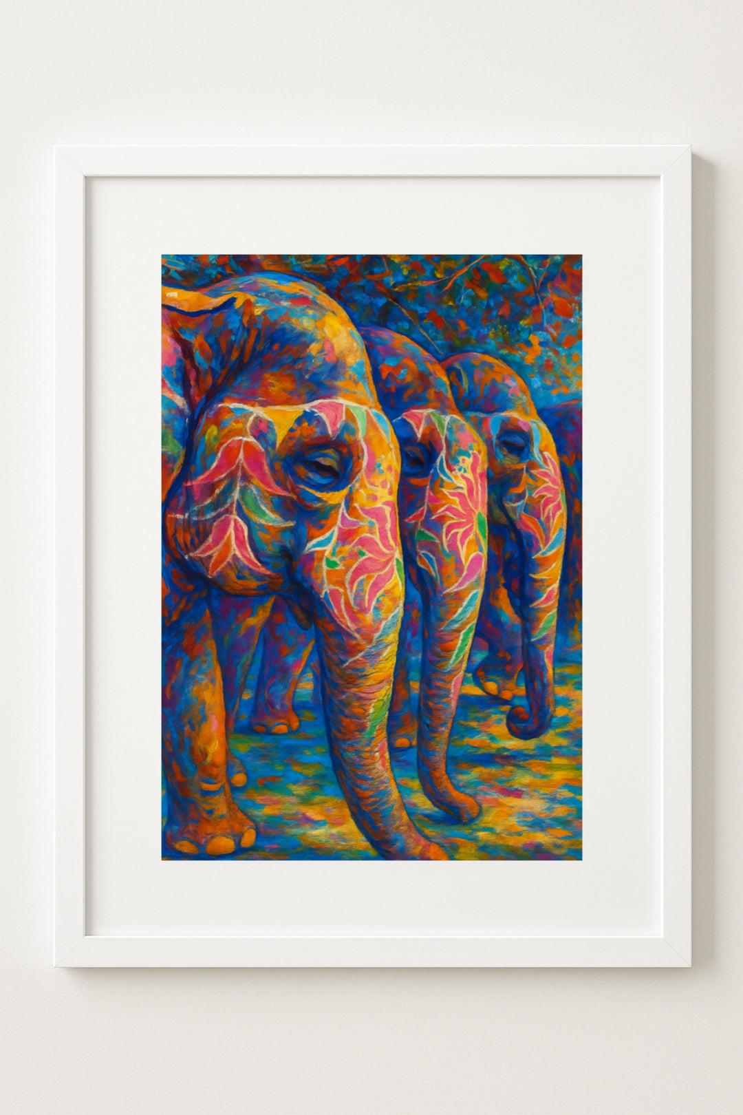 Painted Elephants Parade – Tradition in Color